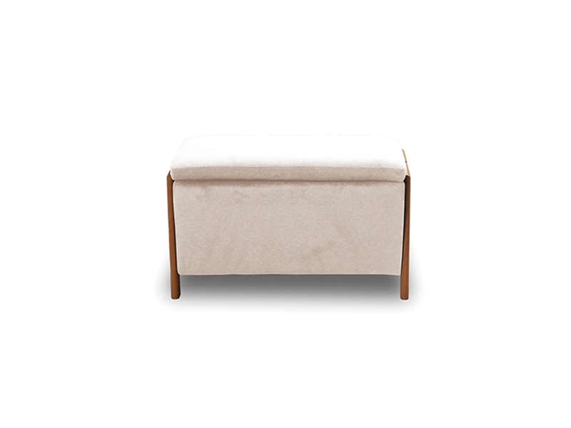 DALI ΣΚΑΜΠΟ VELVET BEIGE ΜΕ ΑΠΟΘ. ΧΩΡΟ 75X42X44εκ.