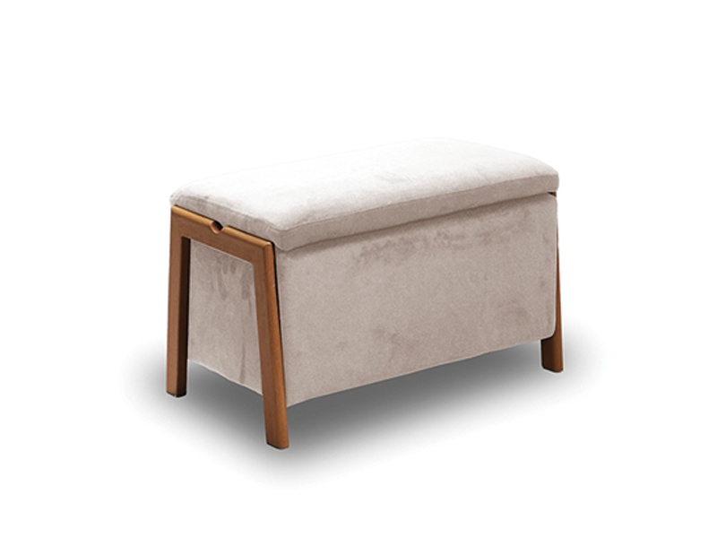 DALI ΣΚΑΜΠΟ VELVET BEIGE ΜΕ ΑΠΟΘ. ΧΩΡΟ 75X42X44εκ.