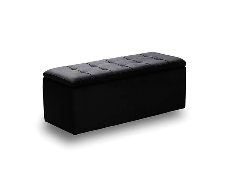 LIDO ΣΚΑΜΠΟ VELVET BLACK ΜΕ ΑΠΟΘ. ΧΩΡΟ 101X41X42εκ.