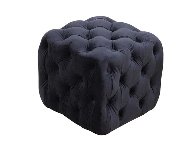 ASTRA ΣΚΑΜΠΟ BLACK VELVET ΥΦΑΣΜΑ 45X45Χ45εκ. 