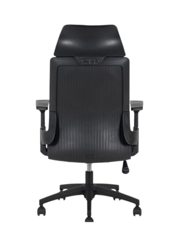 A9925 ΜΑΥΡO MESH ΠΟΛΥΘΡΟΝΑ ΓΡΑΦΕΙΟΥ 64X60X43-110/52-119εκ.